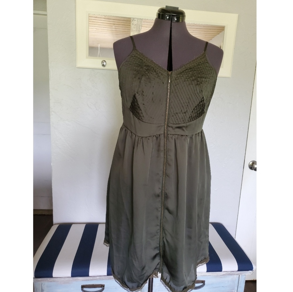 LC Olive Green Semi-Formal Dress